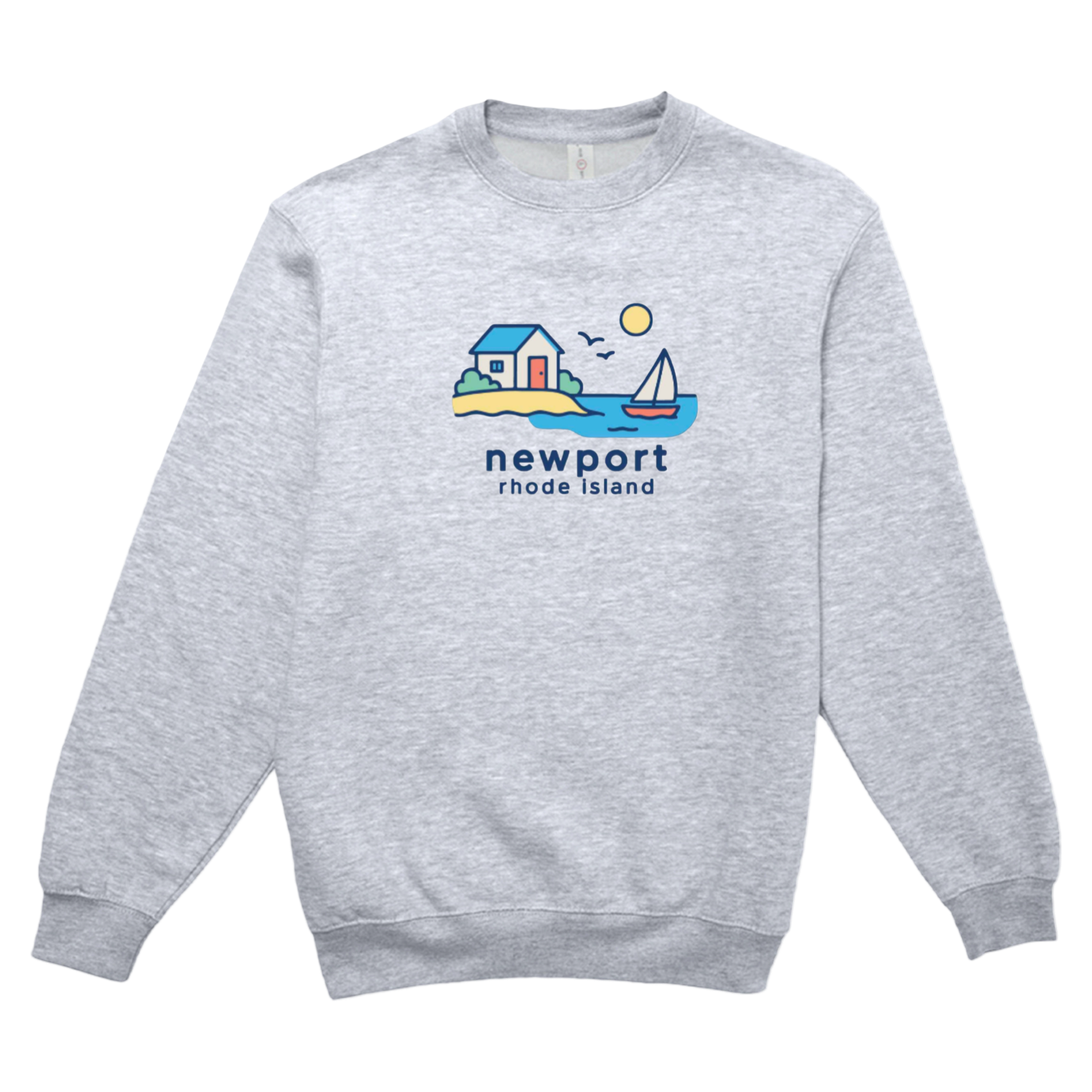 Newport Beach House Soft Fleece Crewneck Sweatshirt