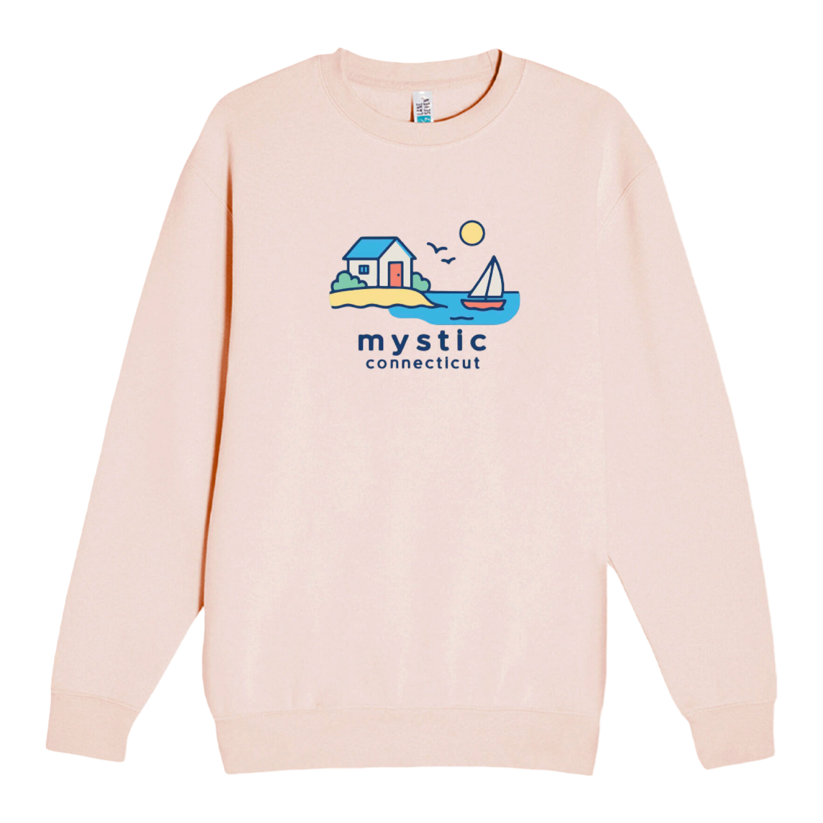 Mystic Beach House Soft Fleece Crewneck Sweatshirt