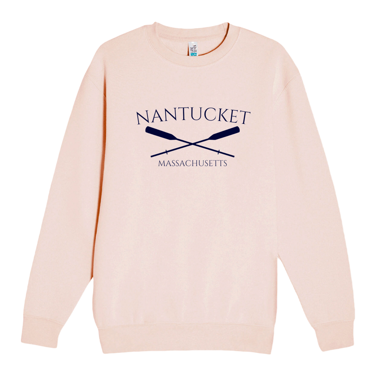 Nantucket Crossed Oar Soft Fleece Crewneck Sweatshirt