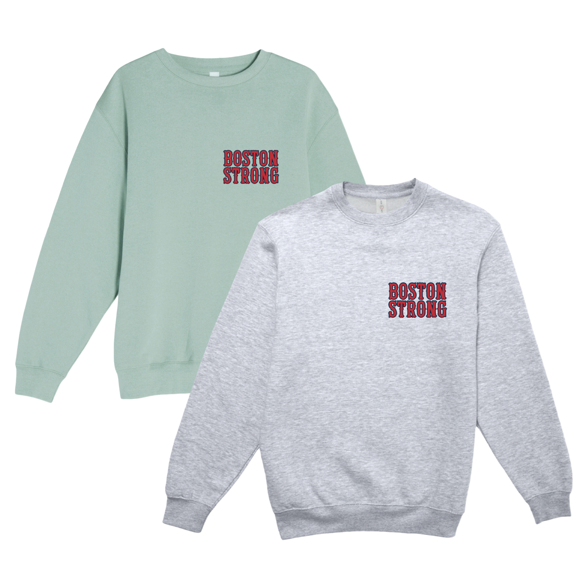 Boston Strong Soft Fleece Crewneck Sweatshirt