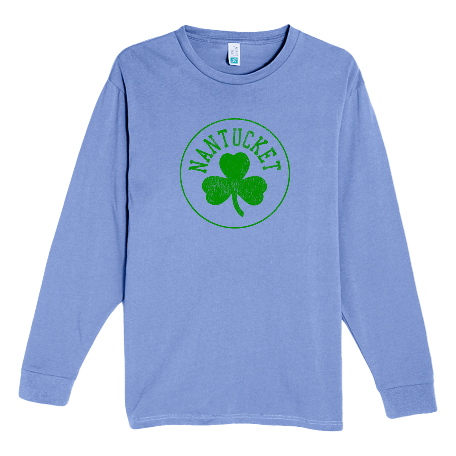 Cape Cod Clothing Company Nantucket Legacy Shamrock Heavyweight Long Sleeve Tee