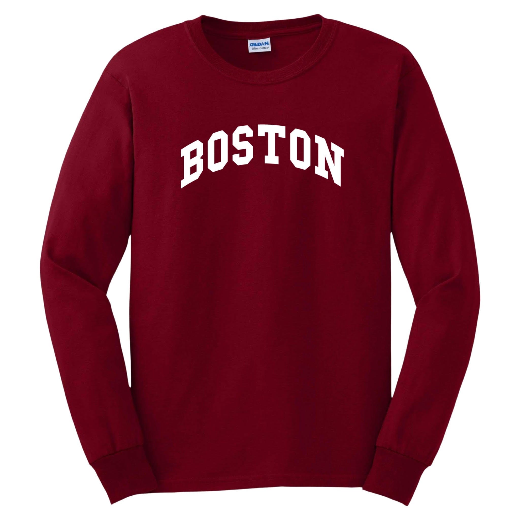 Boston classic long sleeve t-shirt, cardinal red