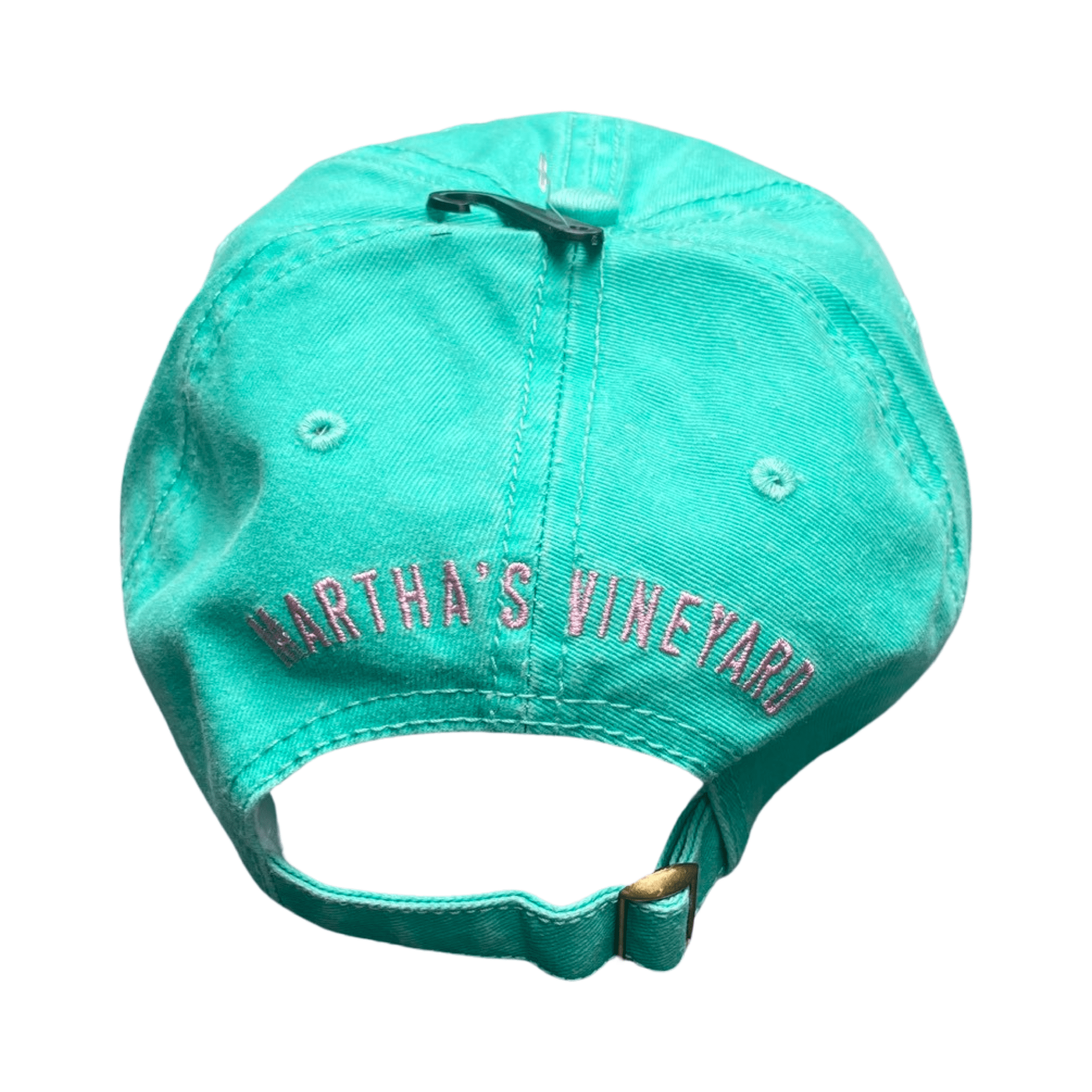 marthas vineyard anchor adjustable hat, seafoam