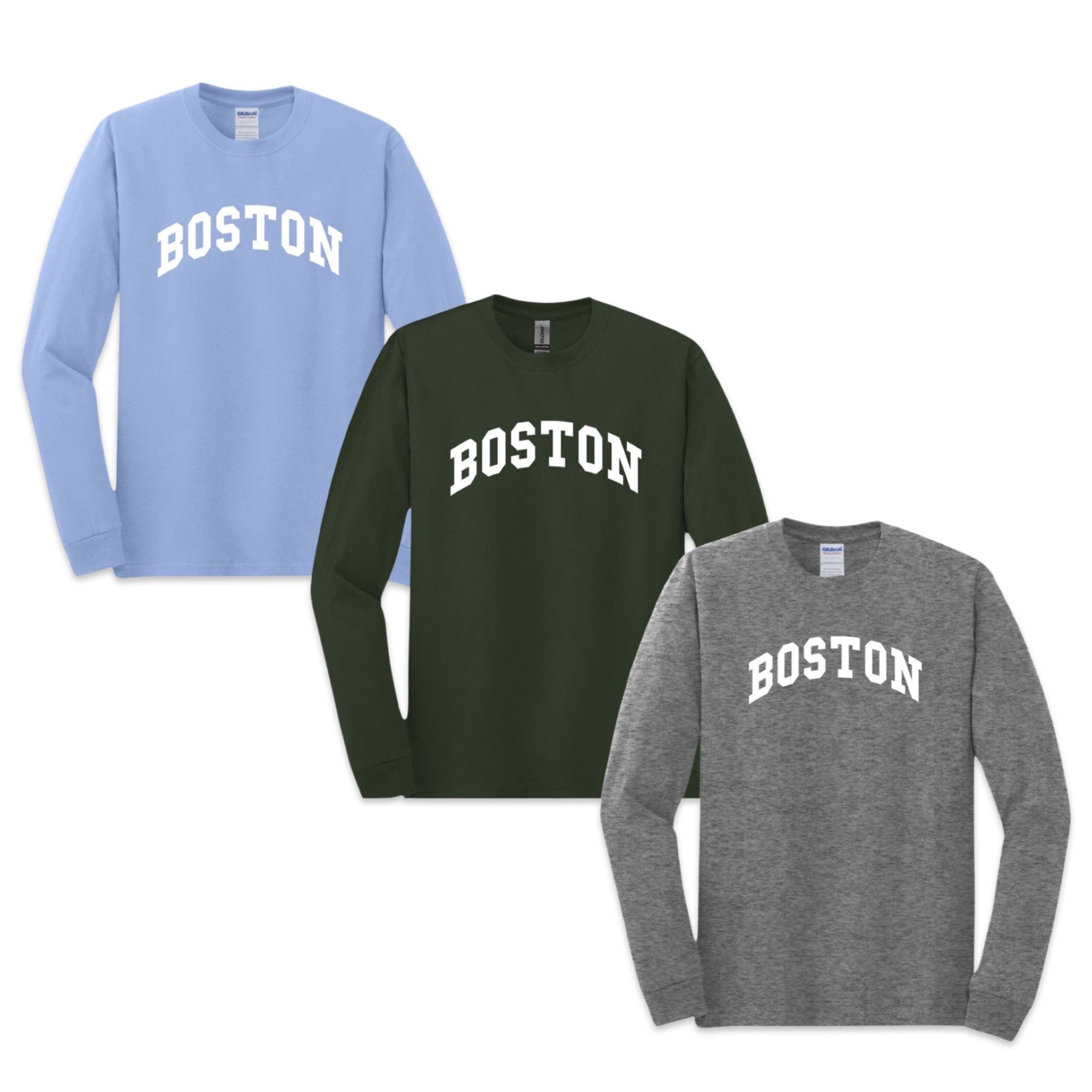 Boston classic long sleeve t-shirt,  all colors