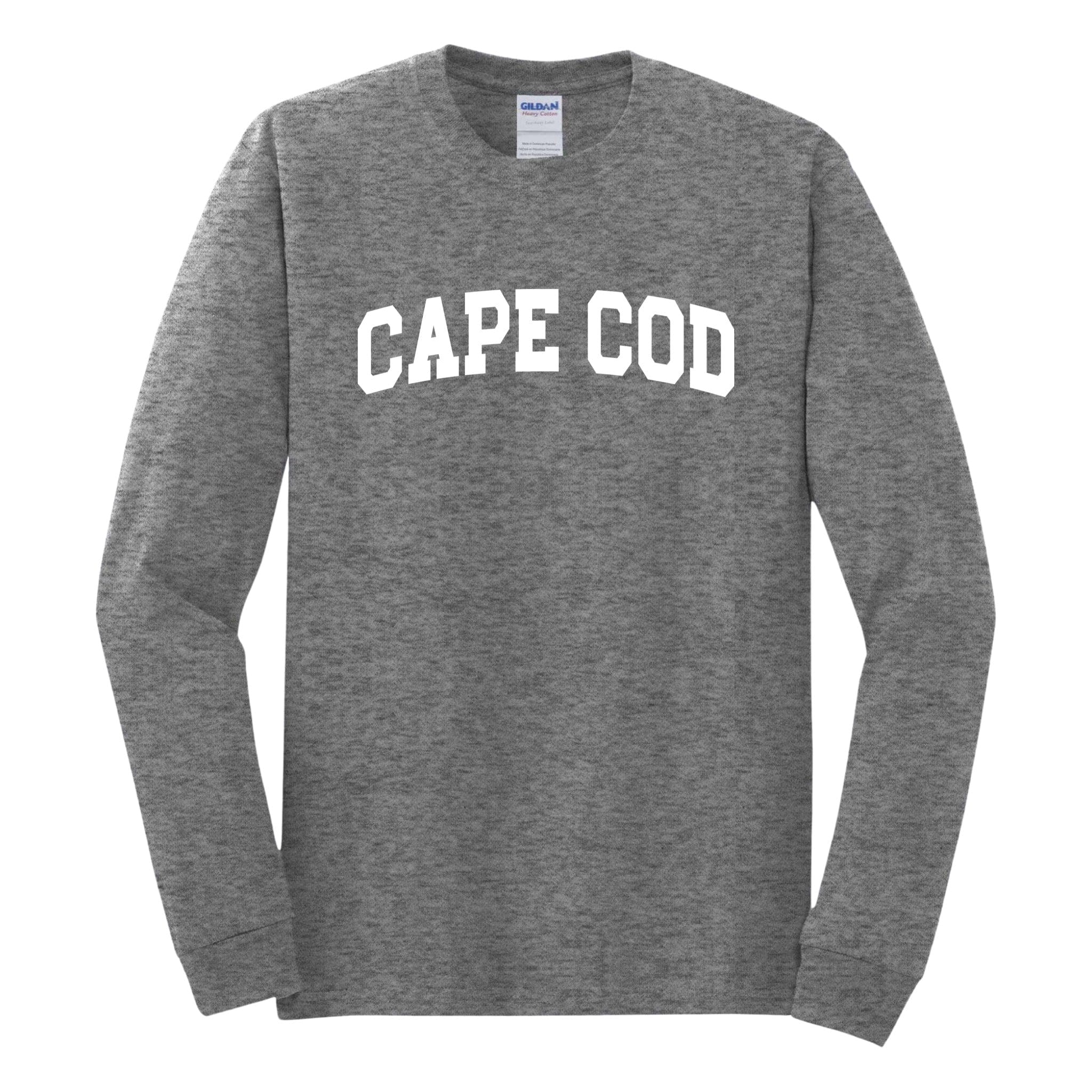 cape cod classic long sleeve t-shirt, graphite heather