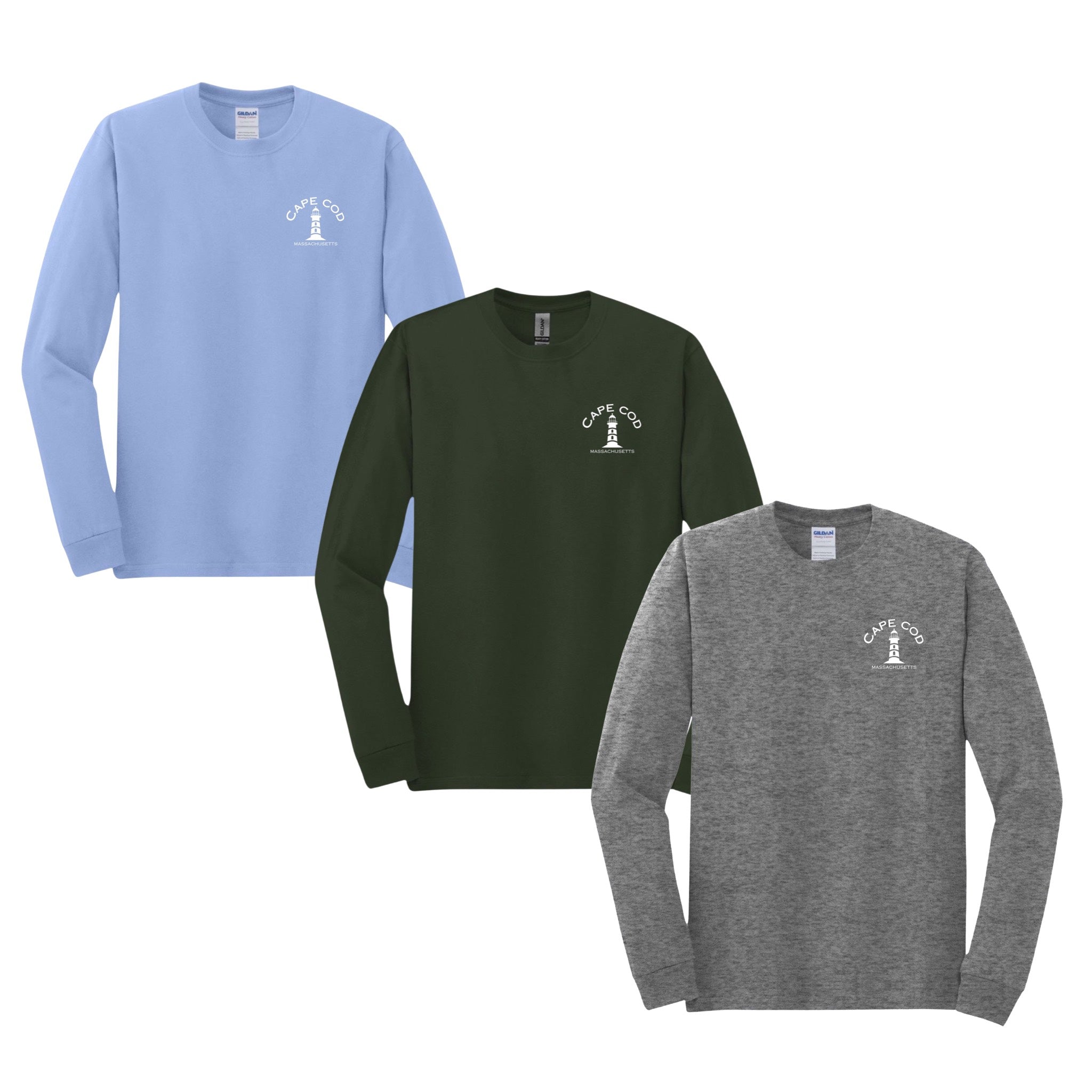 cape cod lighthouse long sleeve t-shirt