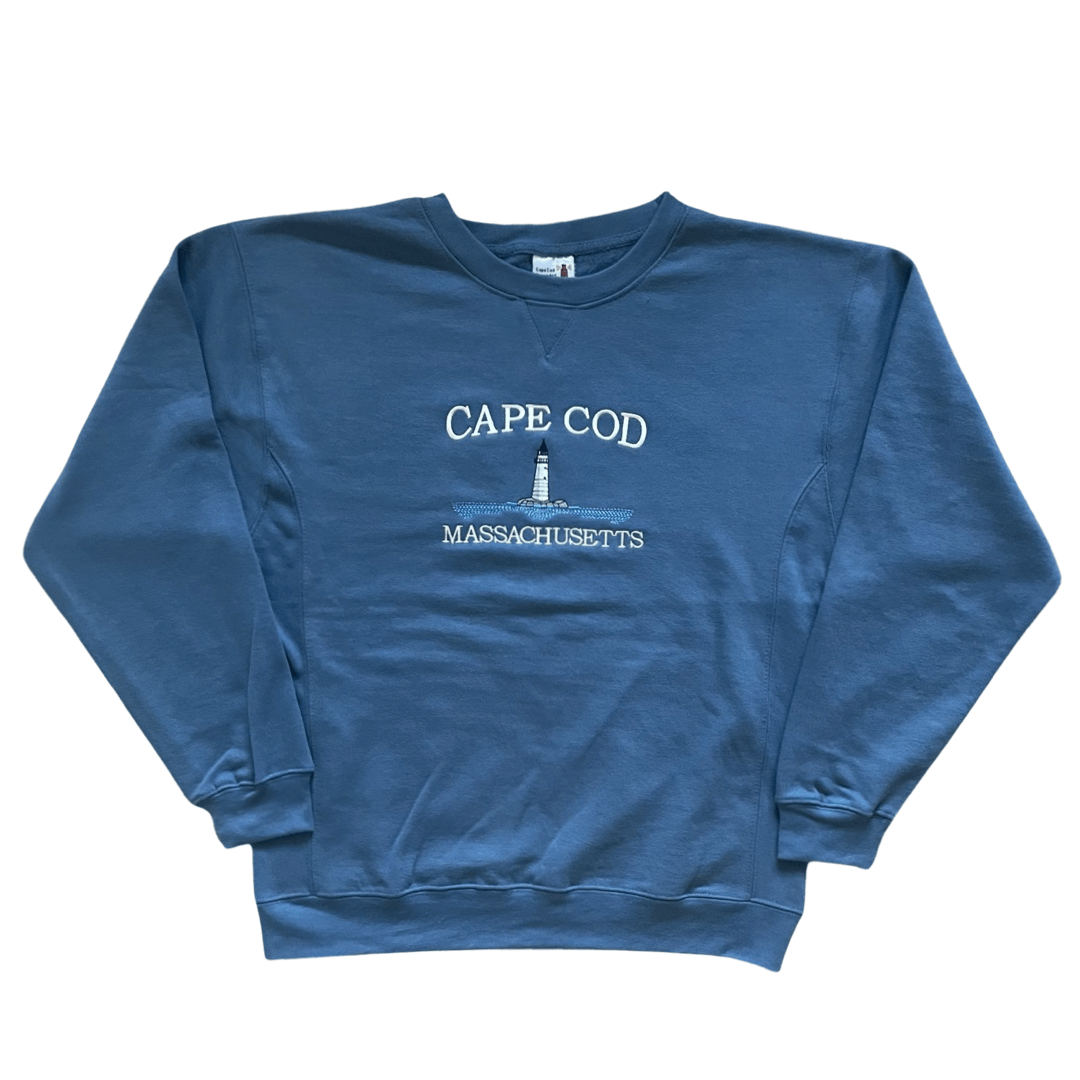 Cape Cod Premium Embroidered Crewneck Cape Cod Clothing Company