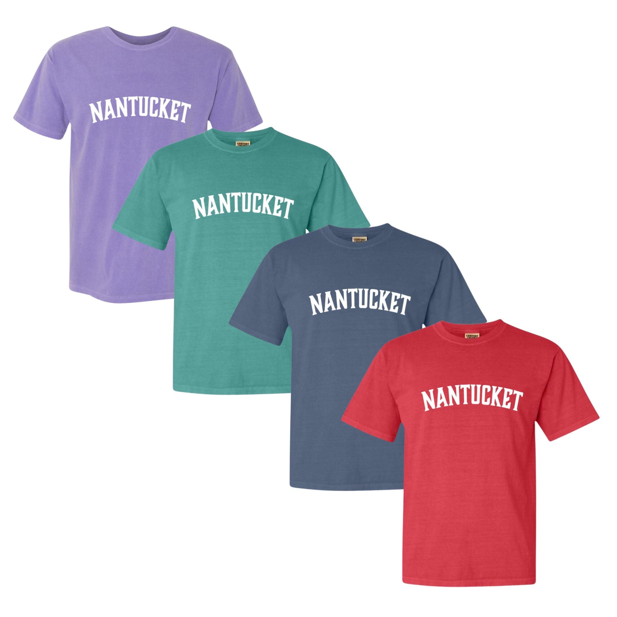 nantucket comfort colors t-shirt, all colors