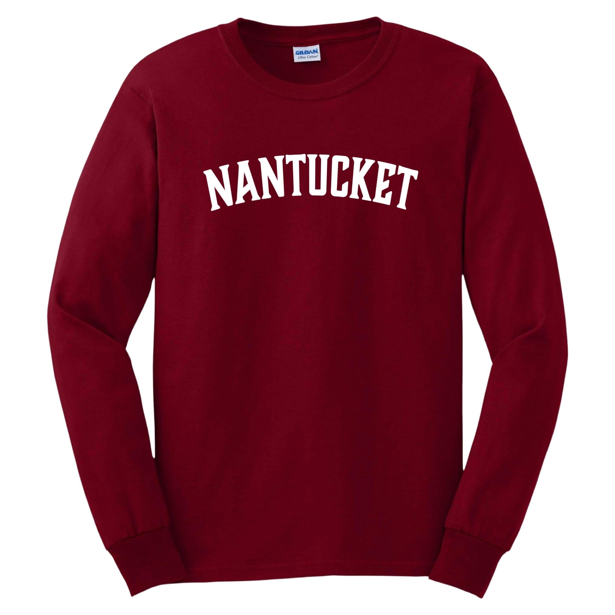 Nantucket classic long sleeve t-shirt, cardinal red