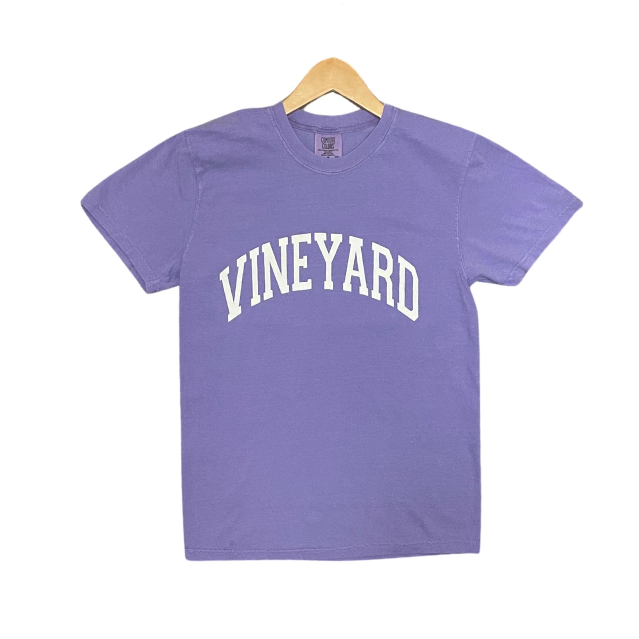 martha's vineyard comfort colors t-shirt, violet