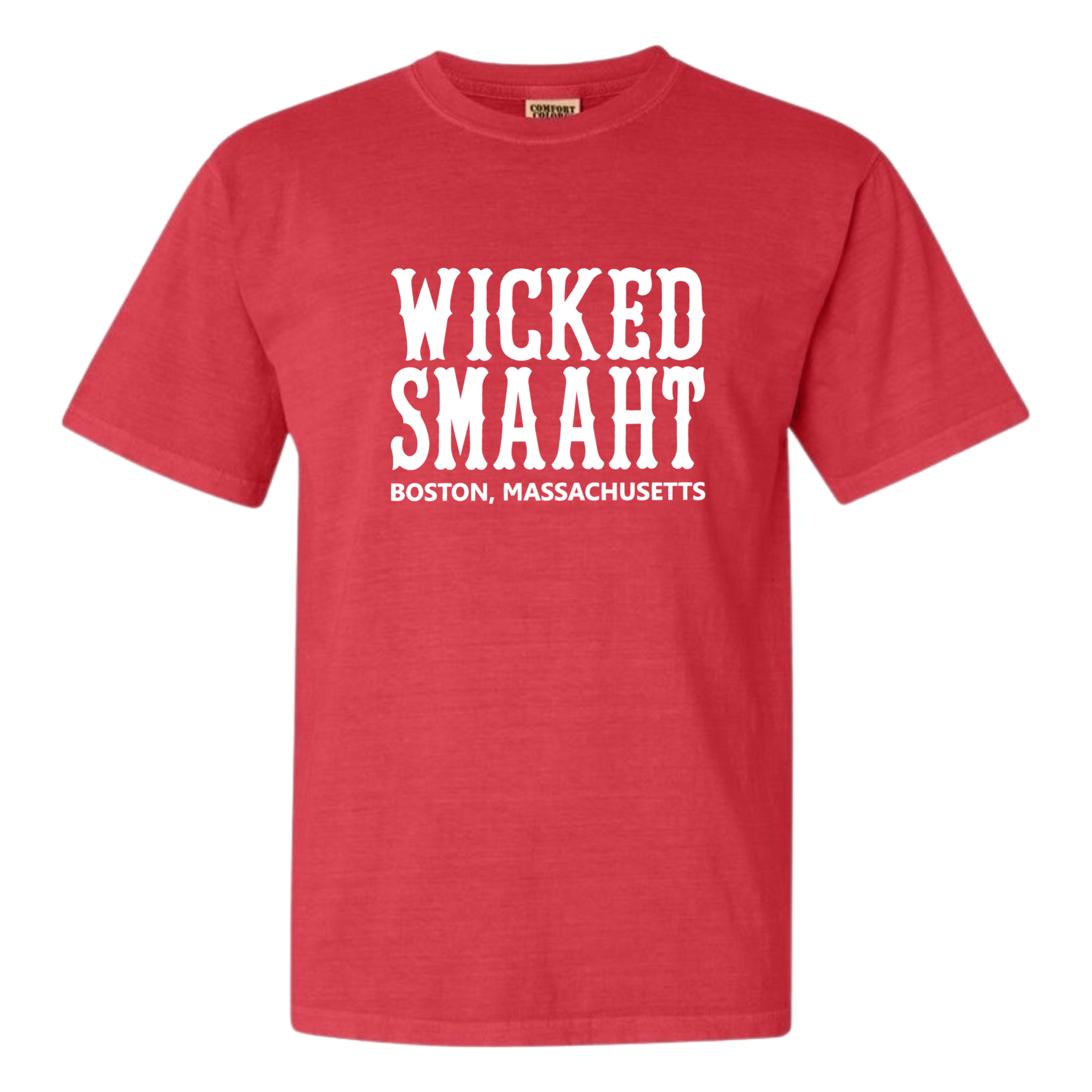 Boston Wicked Smaaht Comfort Colors T-Shirt, watermelon