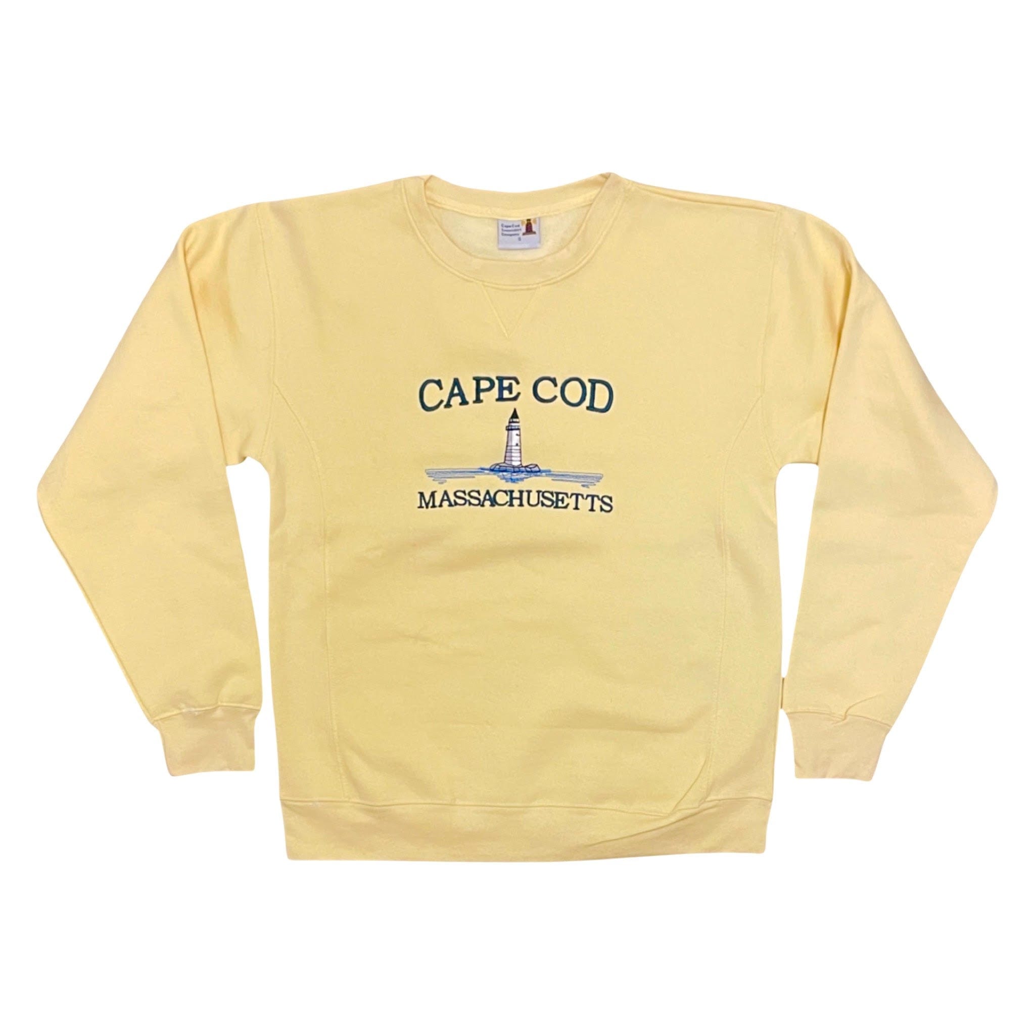 cape cod crewneck, yellow