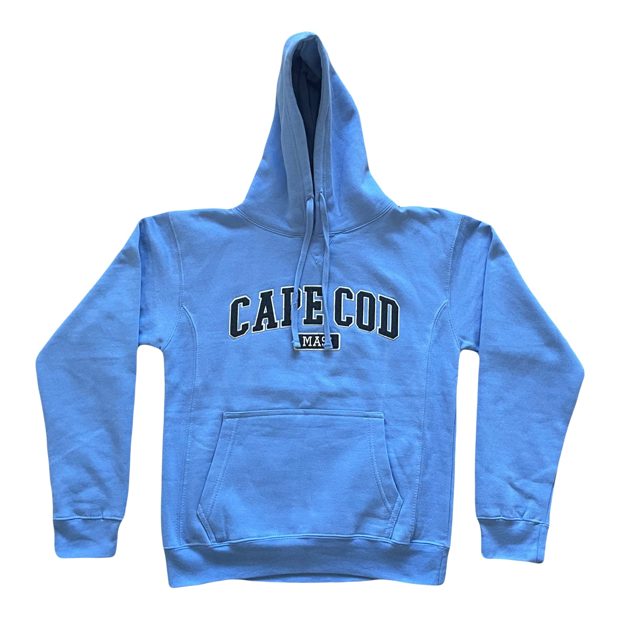 Cape Cod Premium Applique Hoodie, Carolina Blue